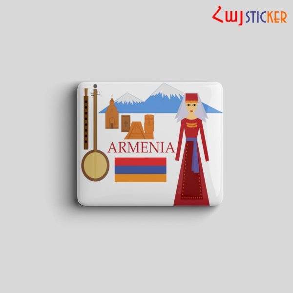 3D սթիքեր` «Armenia»