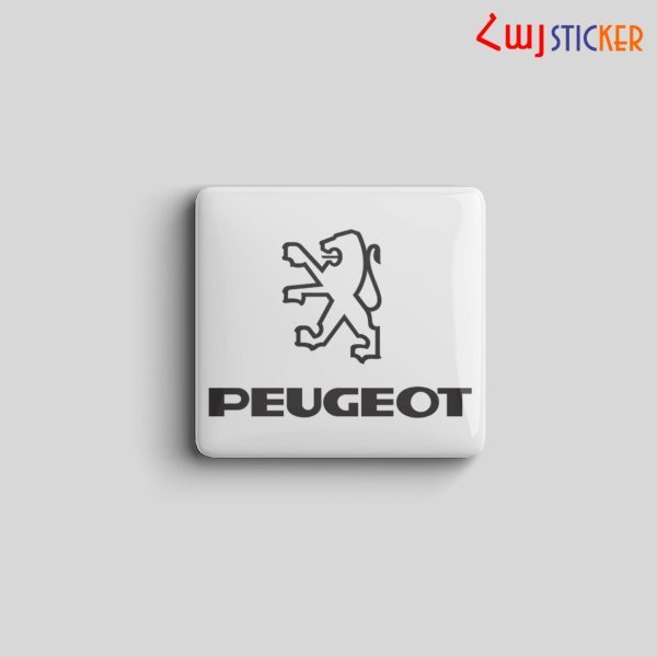 3D սթիքեր` «Peugeot»
