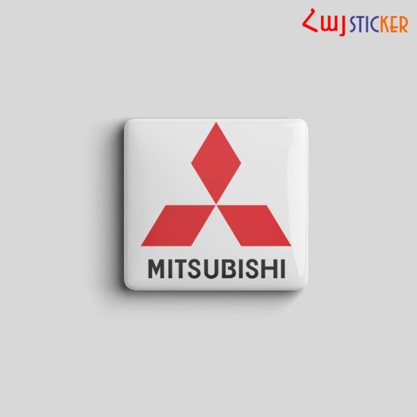 3D սթիքեր` «Mitsubishi»