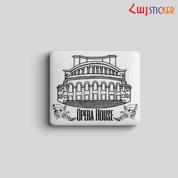 3D սթիքեր` «Opera house»