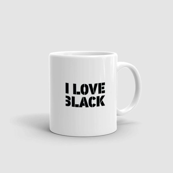 Թեյի բաժակ՝ «I love black»