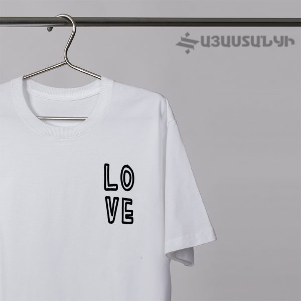 Կարճաթև շապիկ ՝«Love»