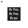 Կարճաթև շապիկ ՝ «Be free»